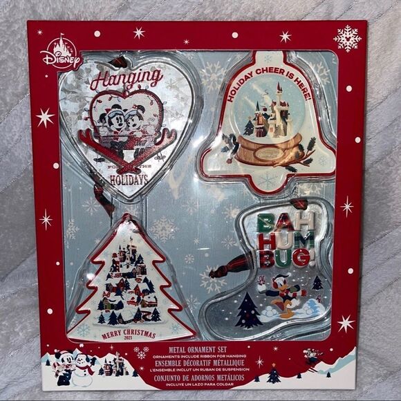 Disney Ornament Set - Mickey Mouse And Friends Metal Ornament Set - Picture 4 of 4